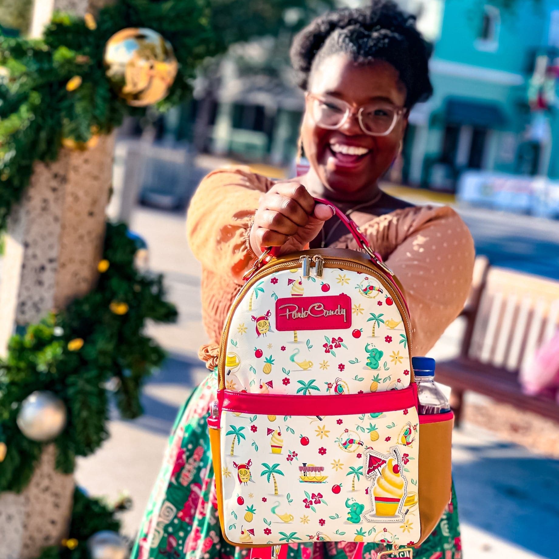 candy buttons mini backpack Adventure Midi Backpack