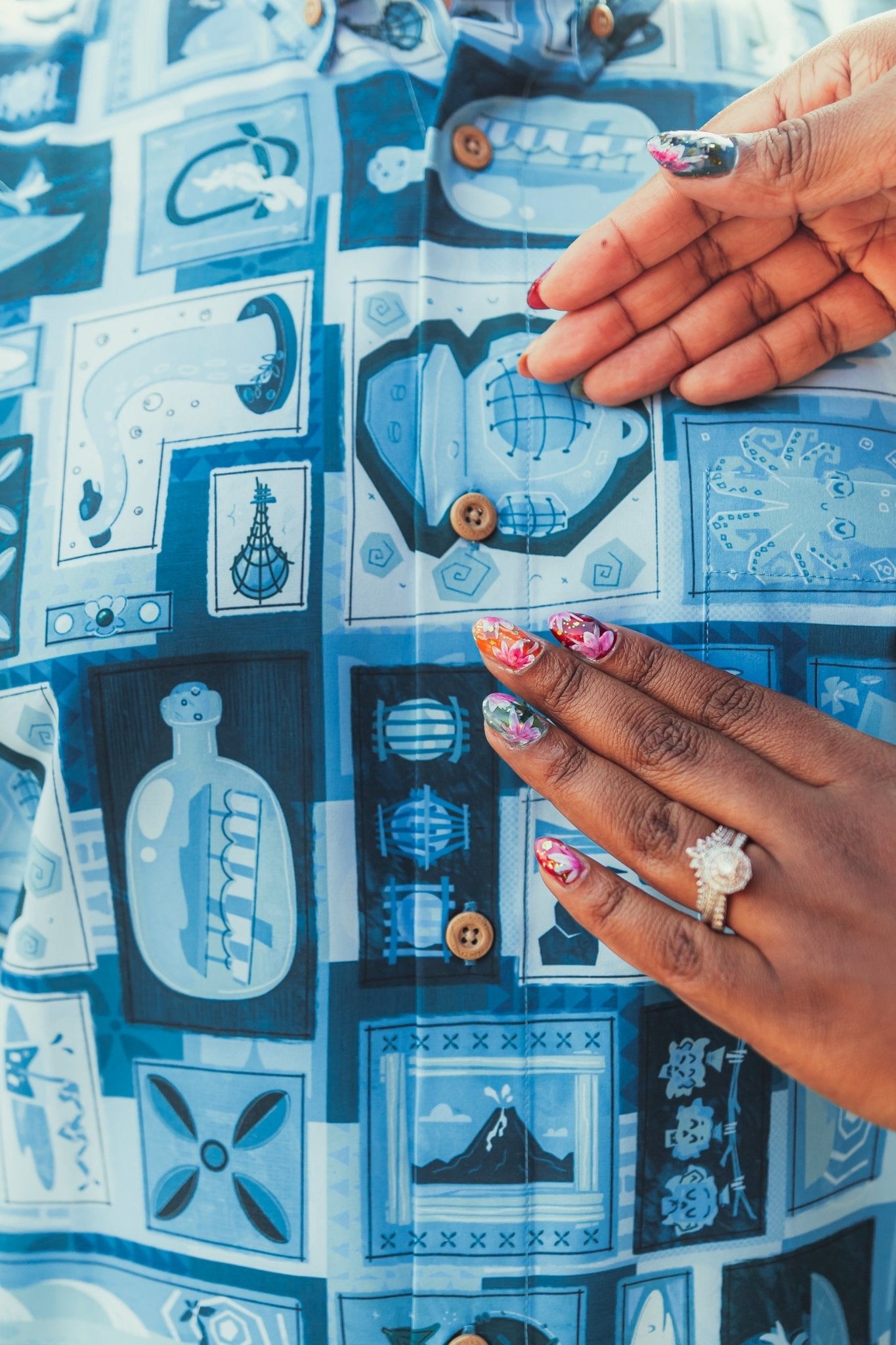 Blue Hawaii Tiki Tiki Aloha Shirt - MAY PREORDER | Park Candy