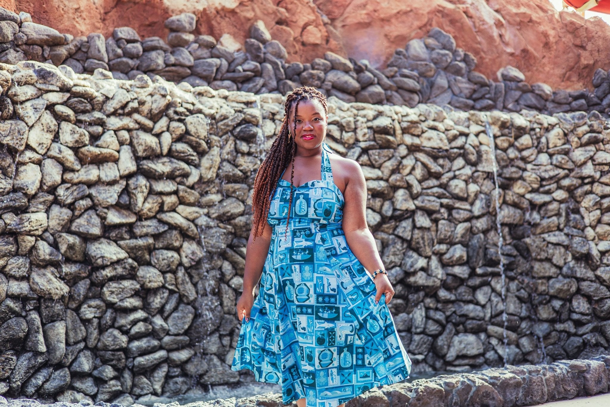 Blue Hawaii Tiki Tiki Sweetheart Swing Dress - MAY PREORDER | Park Candy