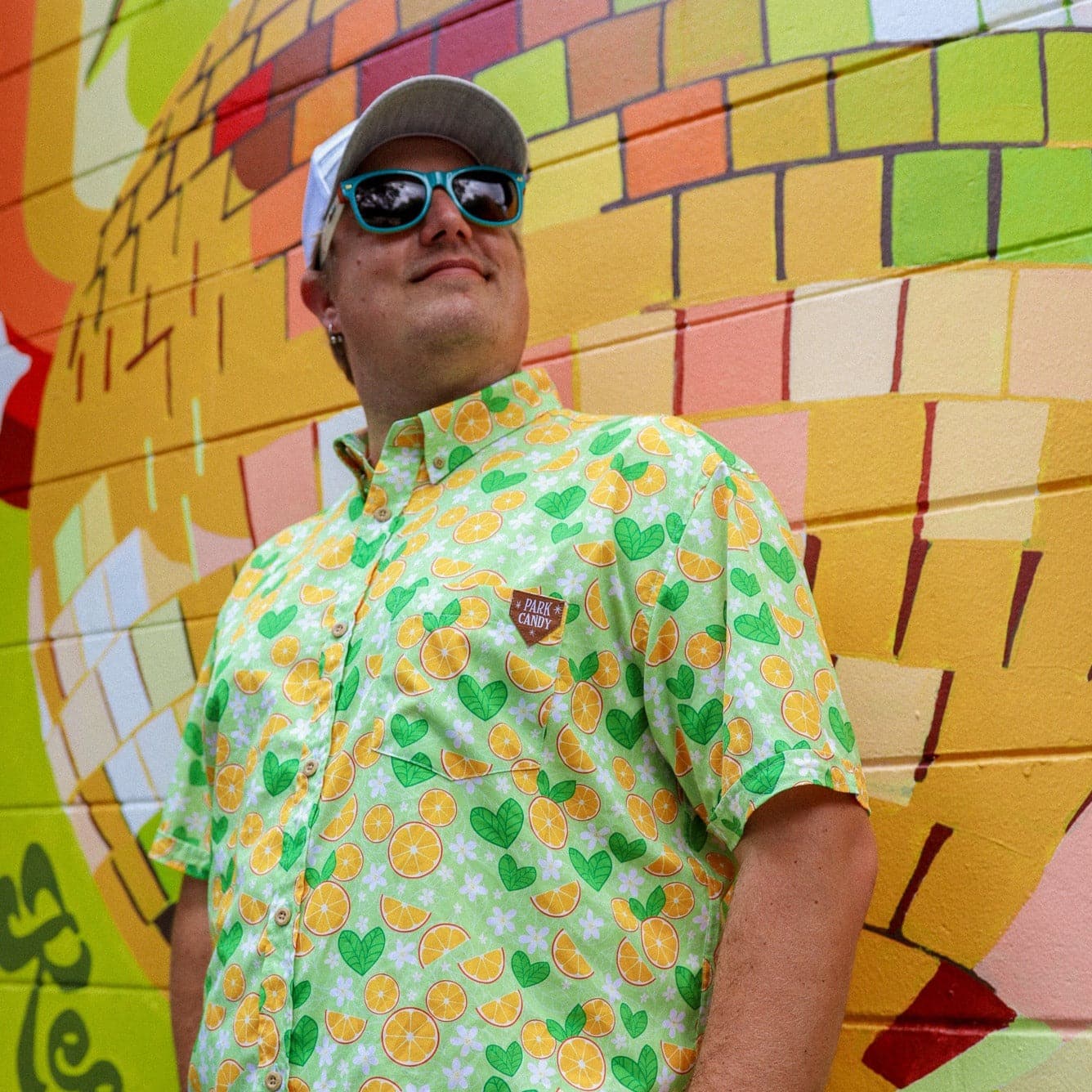 Orange Groves Button Up Shirt | Park Candy