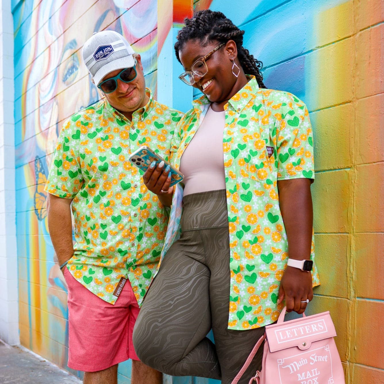 Orange Groves Button Up Shirt | Park Candy