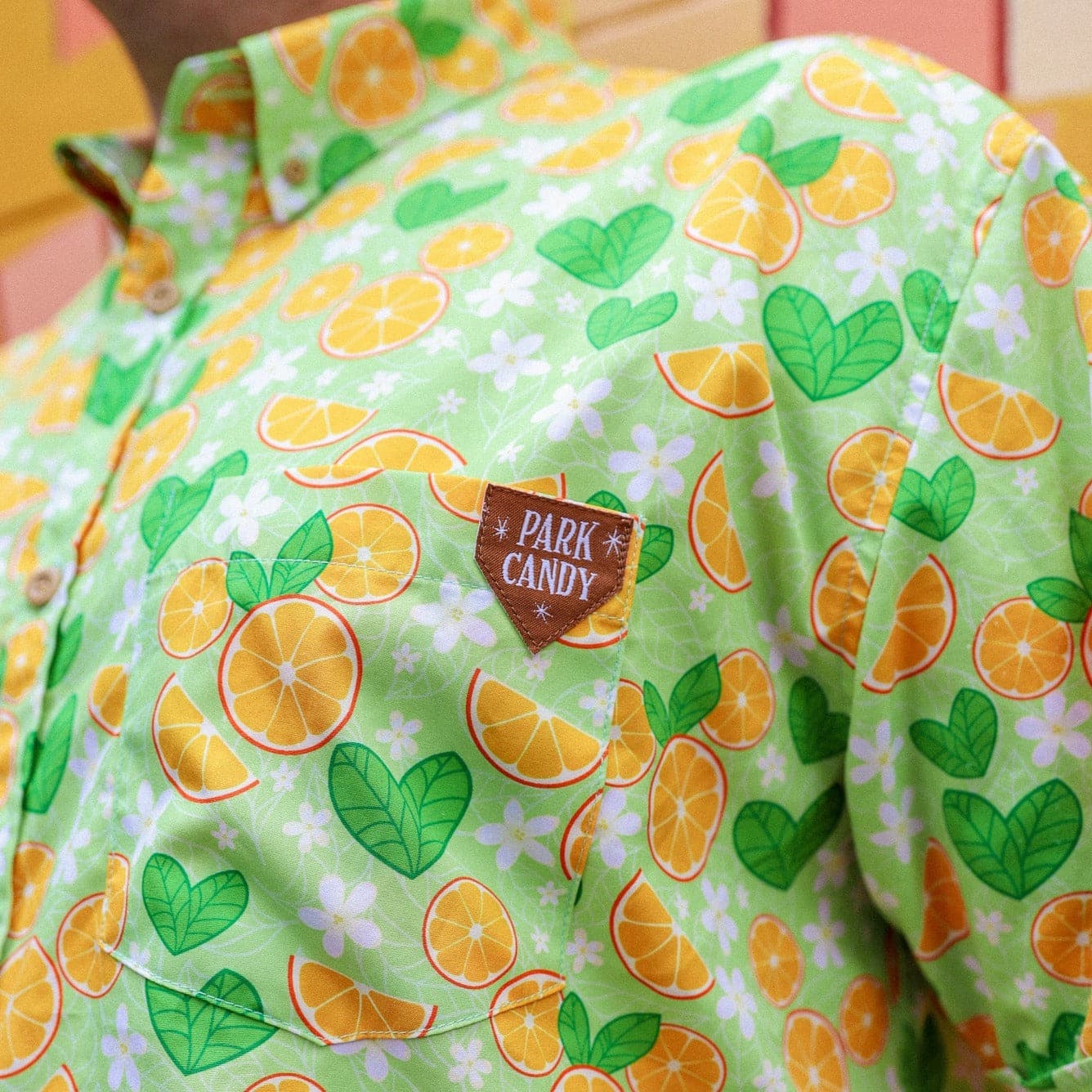 Orange Groves Button Up Shirt | Park Candy