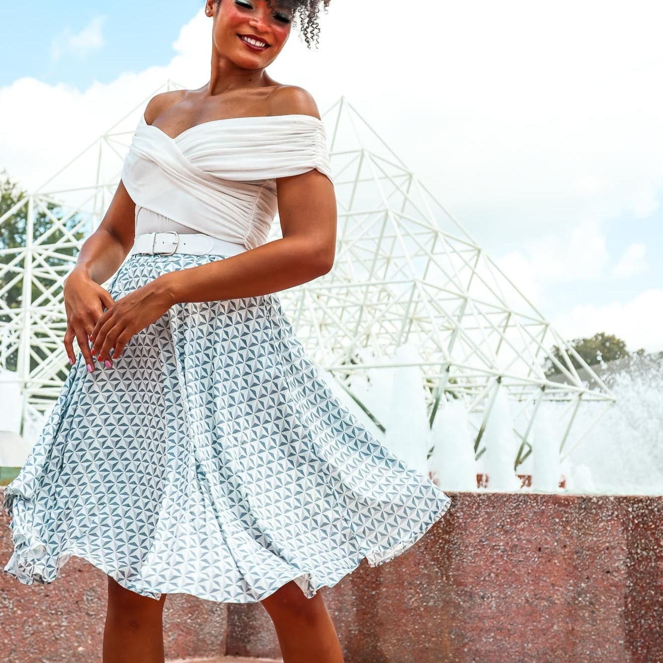 Spaceship Midi Skirt *CLEARANCE* | Park Candy