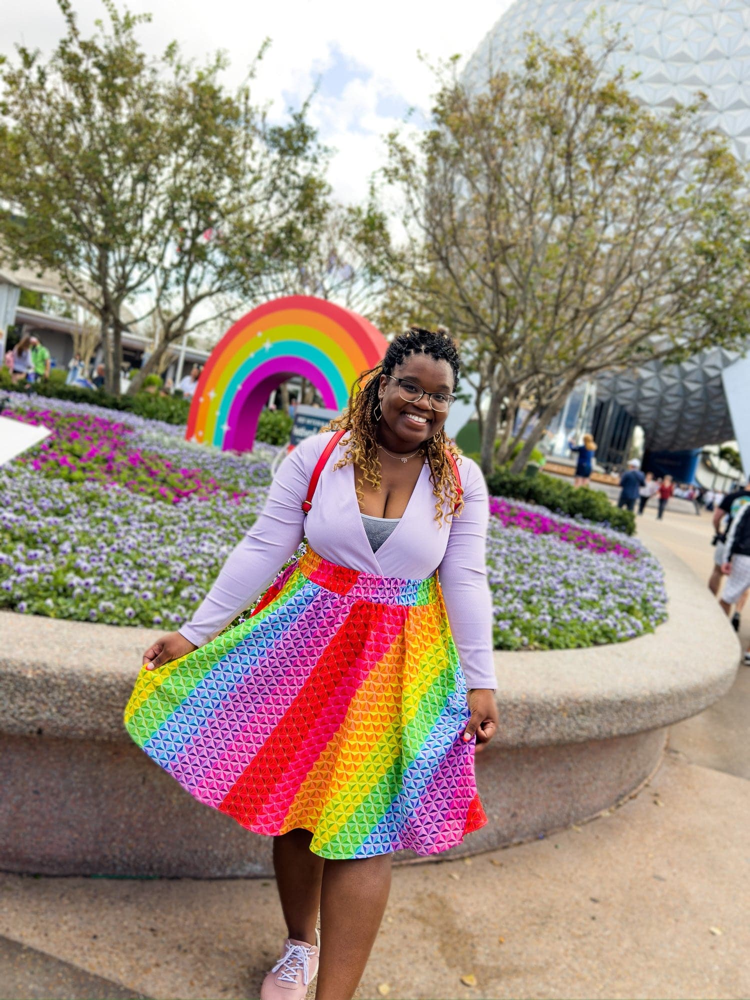 Spaceship Pride Midi Skirt | Park Candy