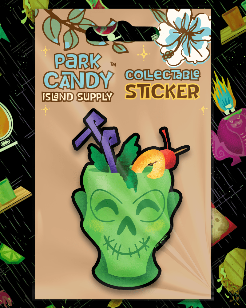 Zombie Vinyl Sticker | Park Candy