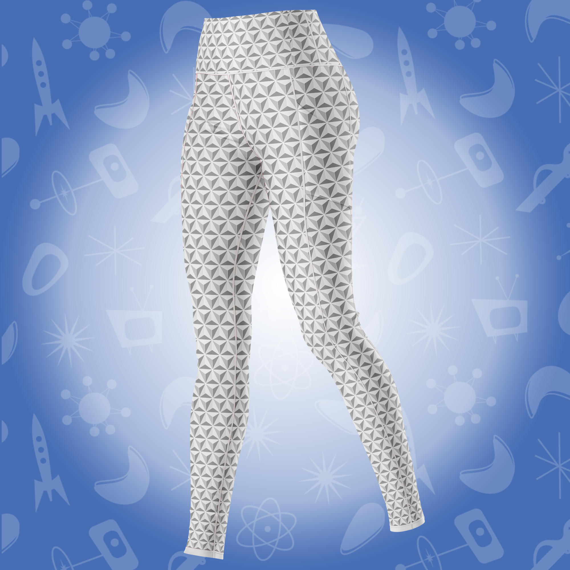 Spaceship Leggings with Pockets - Park Candy