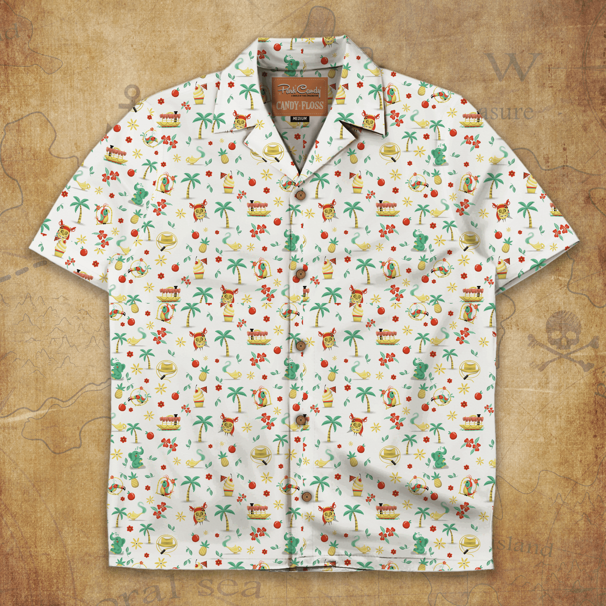 Camp Collar Adventure Button Up Shirt | Park Candy
