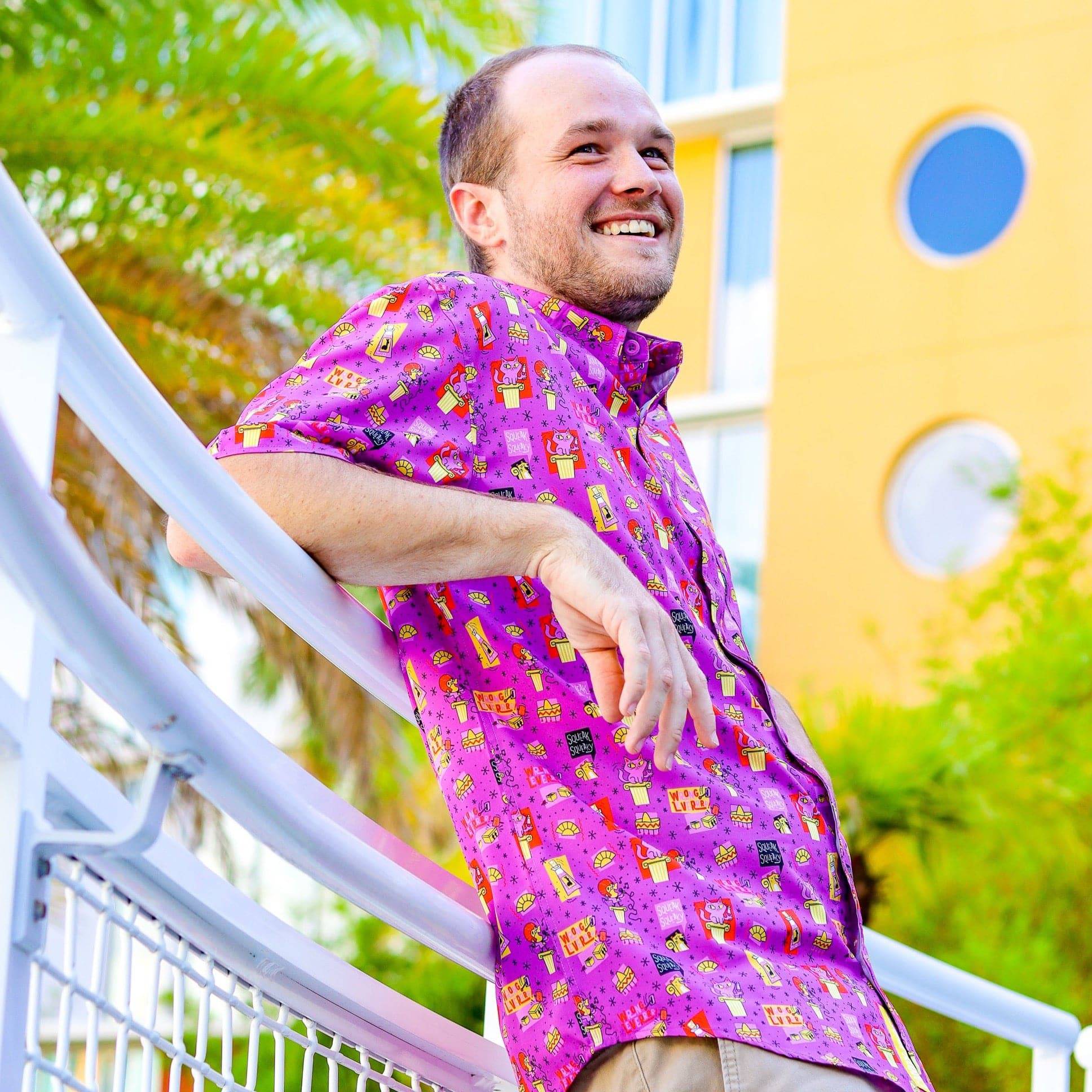 Emperorʻs New Brew Button Up Shirt | Park Candy