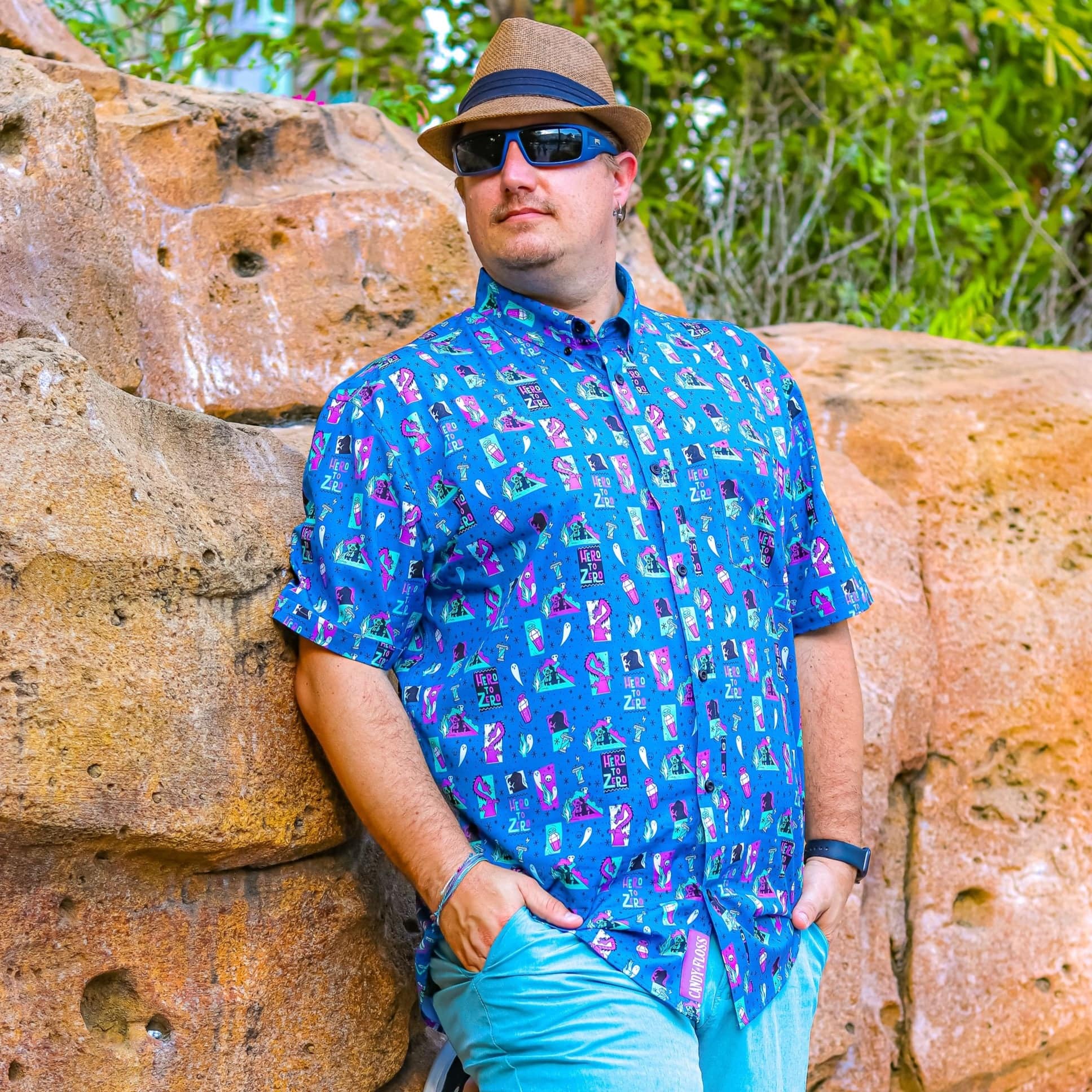 Hero to Zero Button Up Shirt | Park Candy