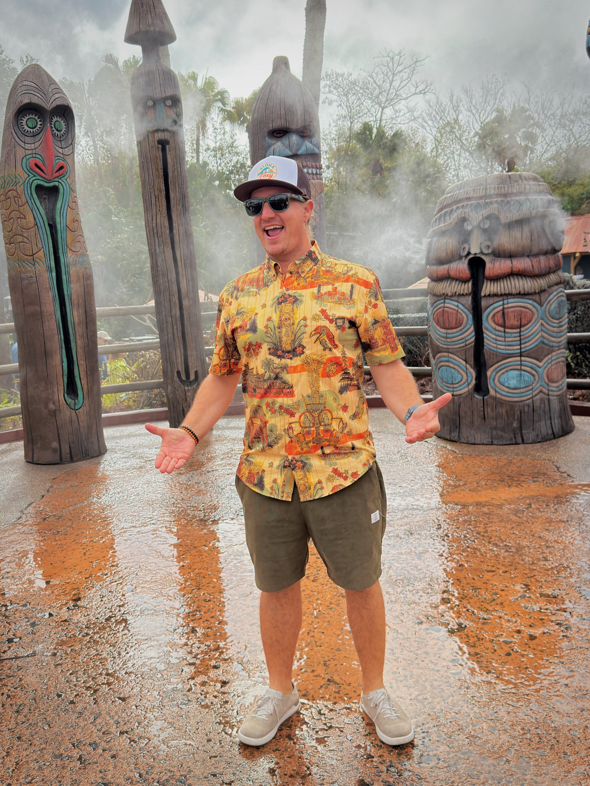 Sunshine Pavilion Aloha Shirt - MARCH PREORDER