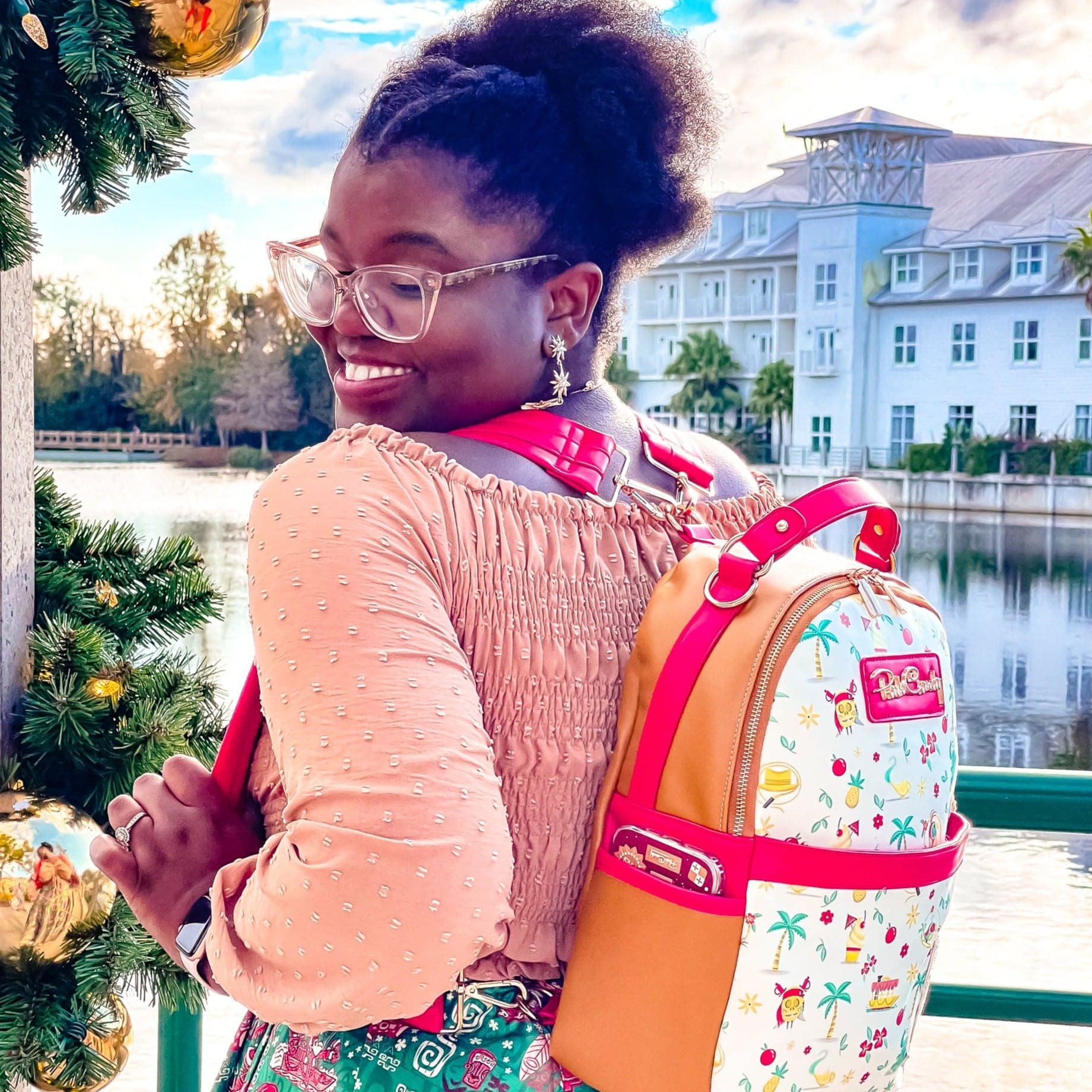 candy buttons mini backpack Adventure Midi Backpack