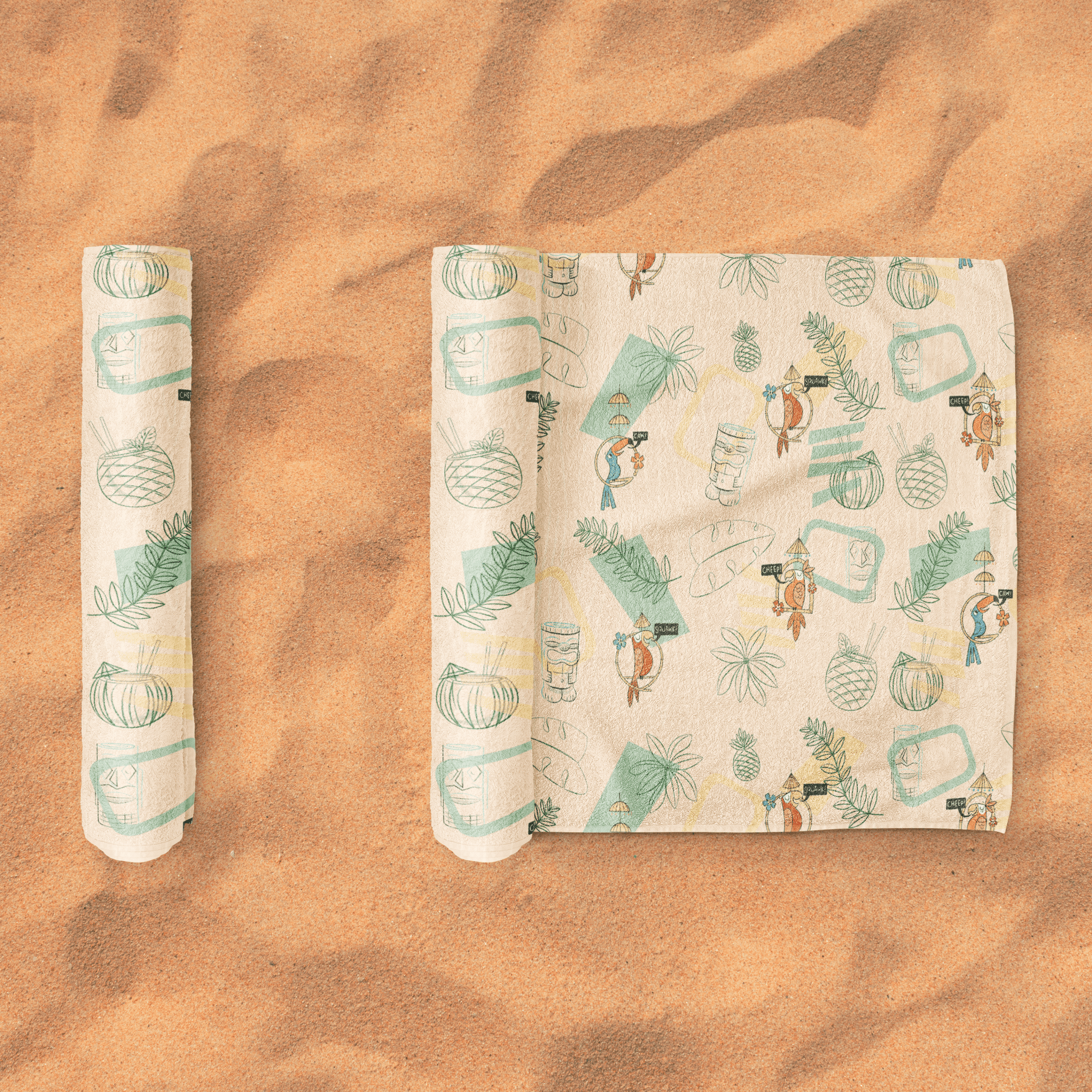 Birds of Paradise Beach Towel | Park Candy