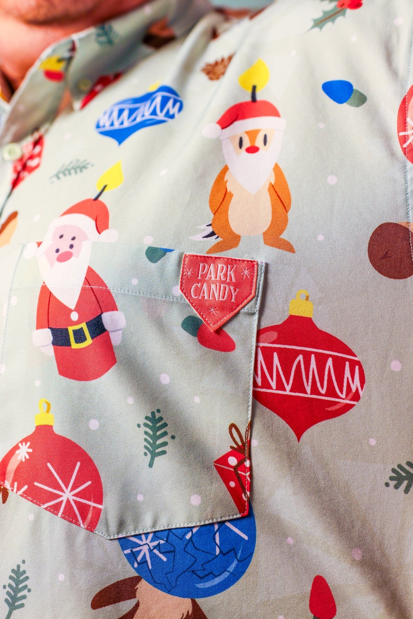 Chipmunk Cheer Button Up Shirt - DECEMBER PREORDER | Park Candy