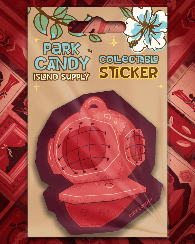 Dive Dive Dive Vinyl Sticker | Park Candy