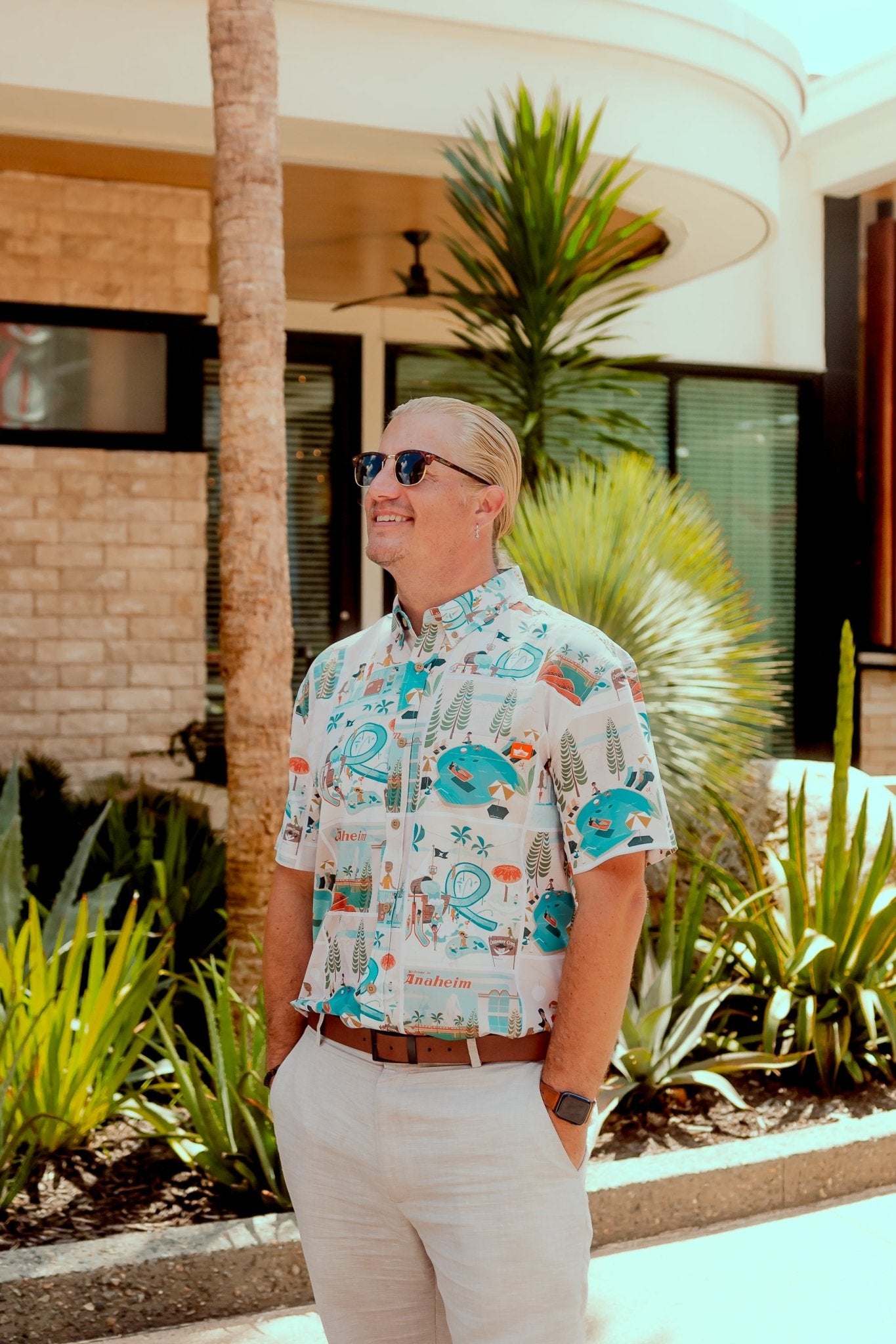 Harbor Blvd Button Up Shirt | Howard Johnson Anaheim | Park Candy