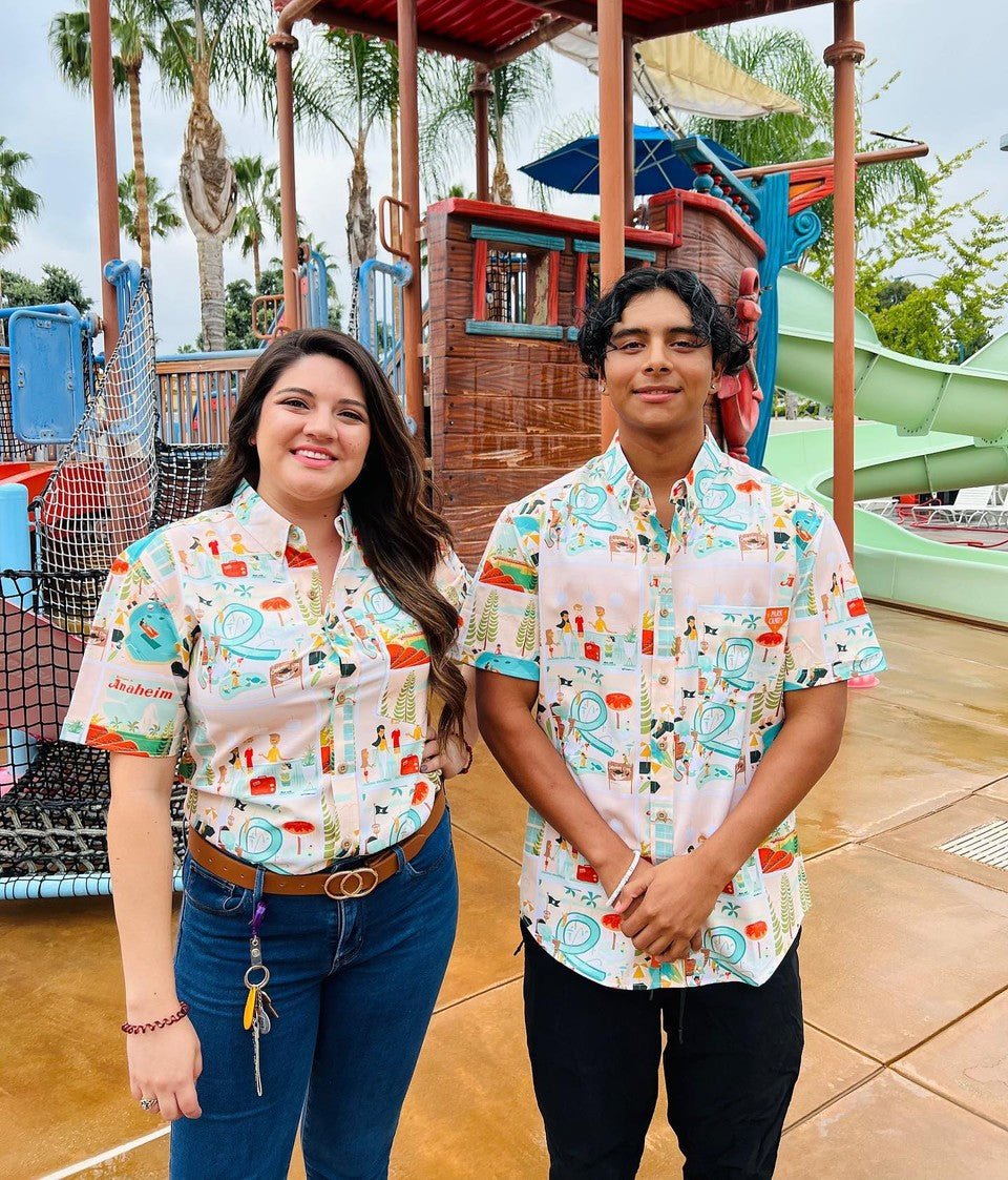 Harbor Blvd Button Up Shirt | Howard Johnson Anaheim | Park Candy