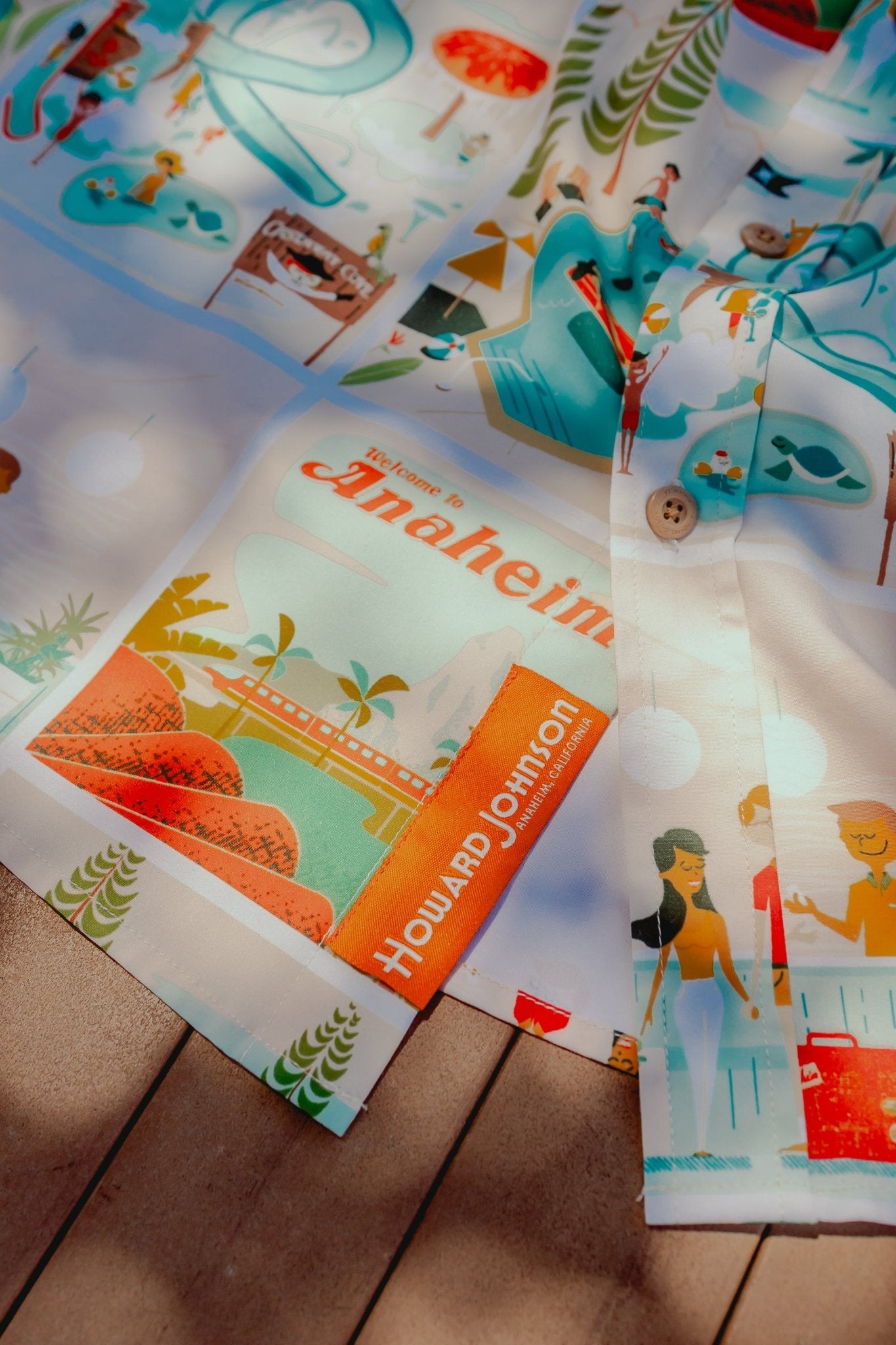 Harbor Blvd Button Up Shirt | Howard Johnson Anaheim | Park Candy