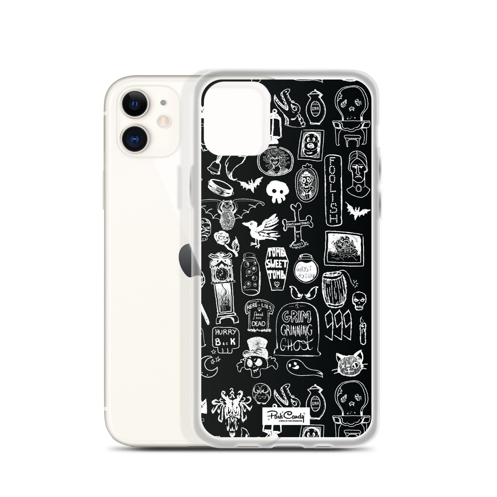 Haunted Doodles iPhone Case – Park Candy Haunted Doodles iPhone Case – Park Candy