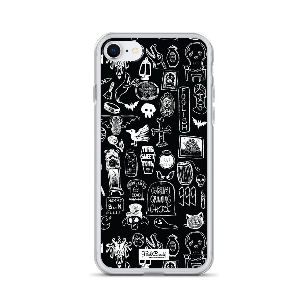 Haunted Doodles iPhone Case – Park Candy Haunted Doodles iPhone Case – Park Candy