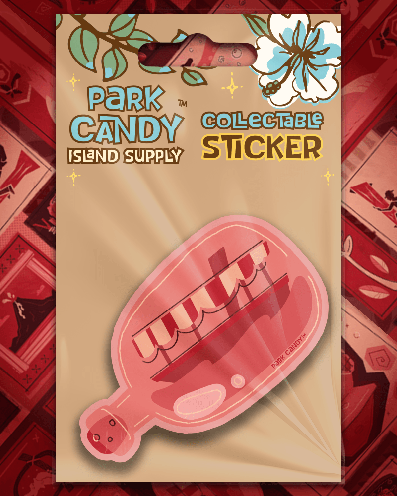Jungle Bote in a Bottle Vinyl Sticker | Park Candy