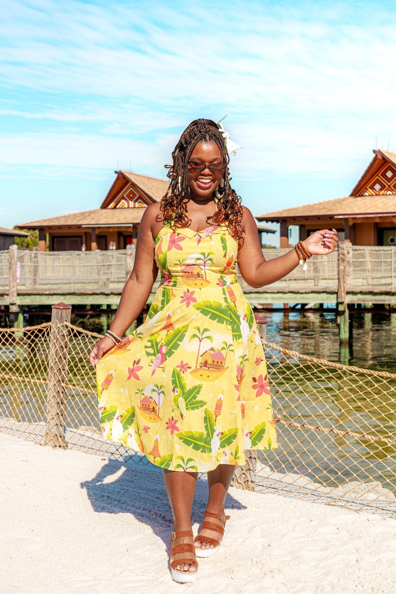 Polynesian Paradise Sweetheart Swing Dress - MARCH PREORDER | Park Candy