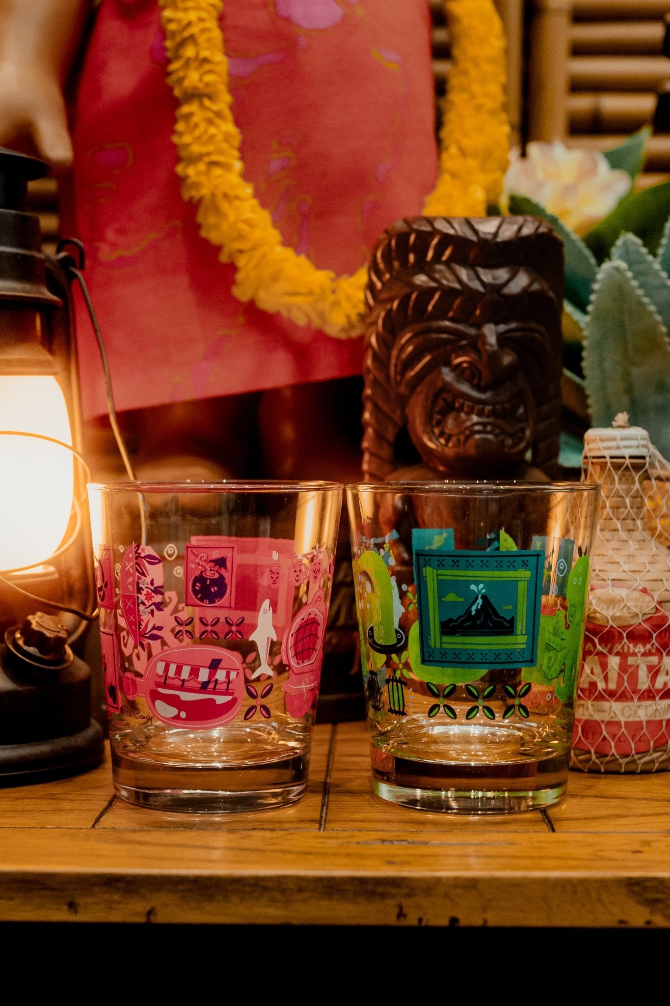 Tiki Tiki Mai Tai Glass Set | Park Candy