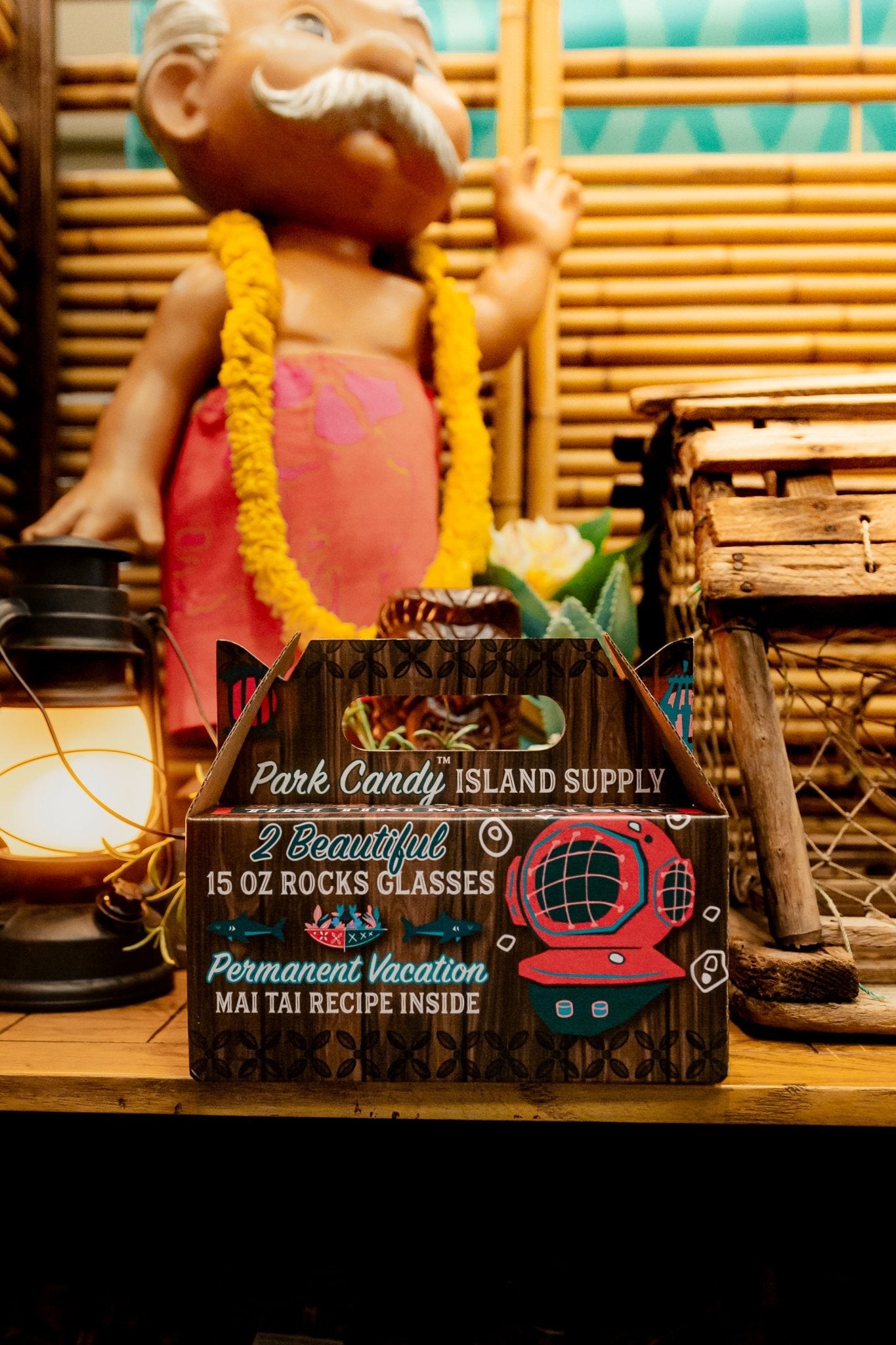 Tiki Tiki Mai Tai Glass Set | Park Candy
