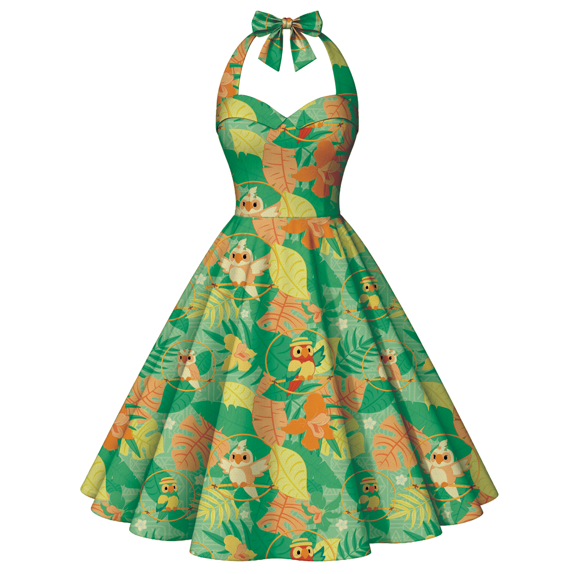 Tropical Hideaway Sweetheart Swing Dress XL Tropical Hideaway Sweetheart Swing Dress XL