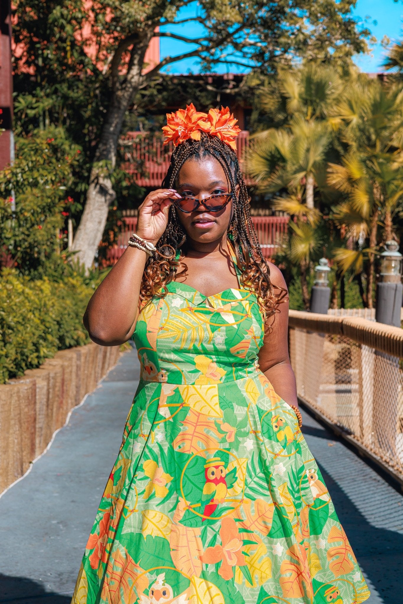 Tropical Hideaway Sweetheart Swing Dress - MARCH PREORDER | Park Candy