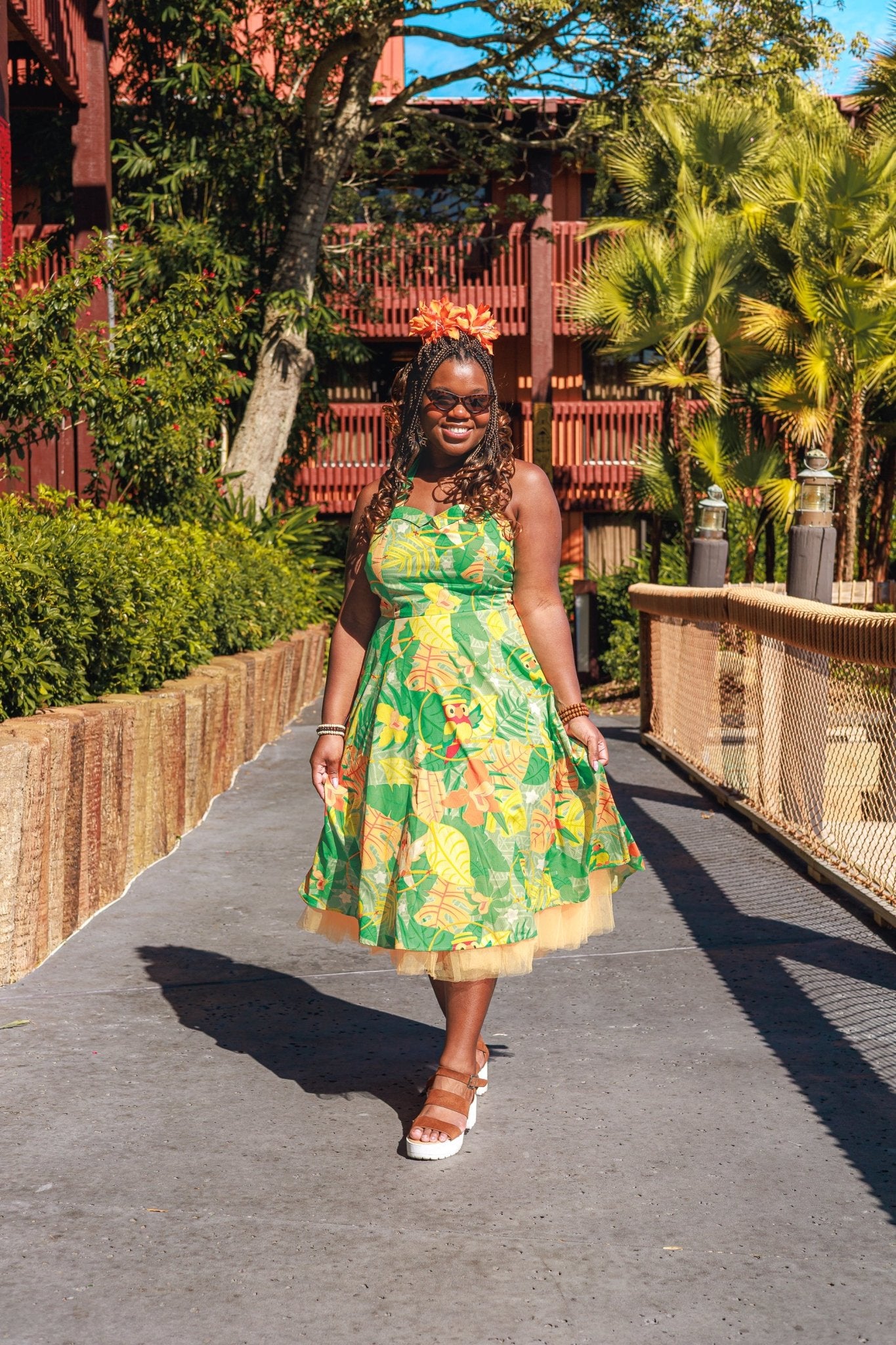 Tropical Hideaway Sweetheart Swing Dress - MARCH PREORDER | Park Candy