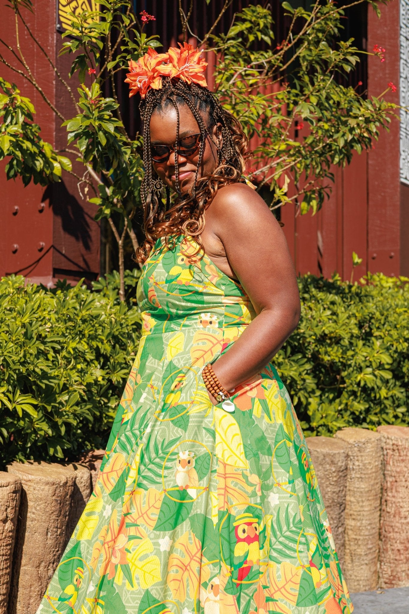Tropical Hideaway Sweetheart Swing Dress XL Tropical Hideaway Sweetheart Swing Dress XL