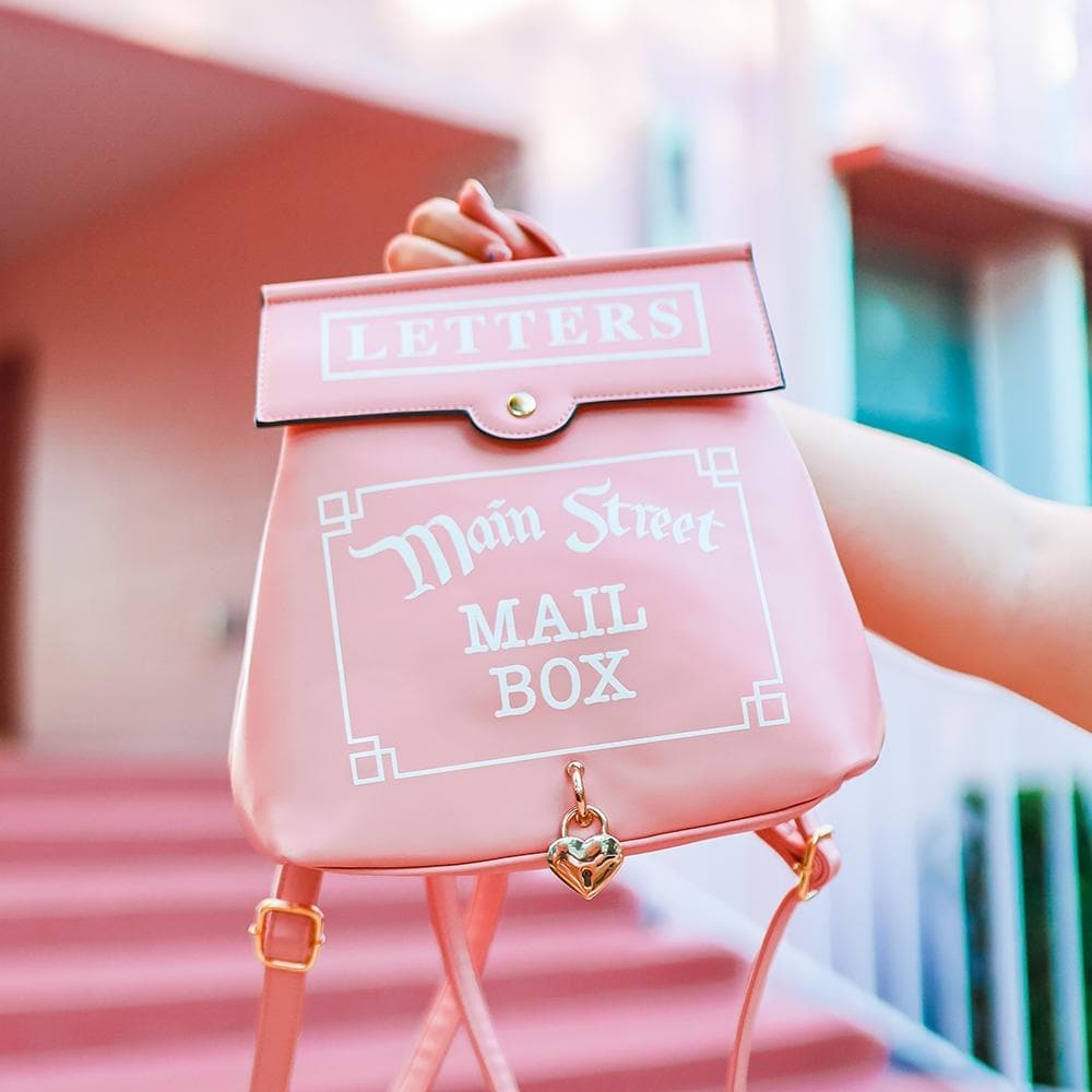 Pink Main Street Mailbox Backpack - Park Candy