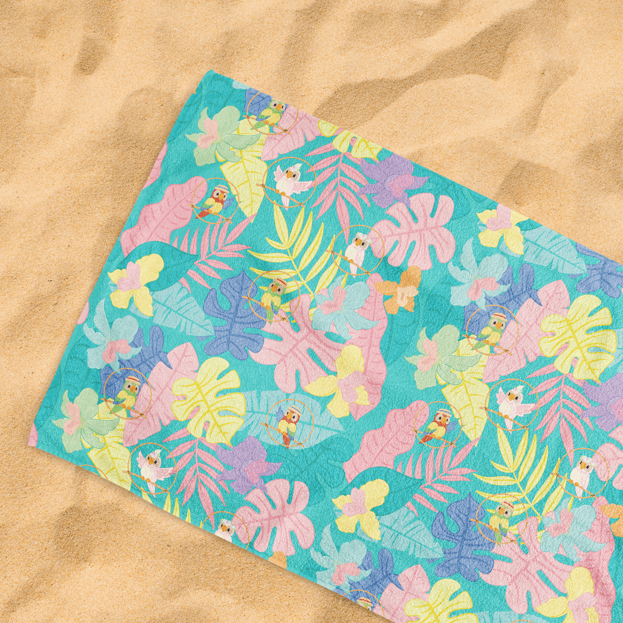 Tropical Hideaway Beach Towel - Park Candy