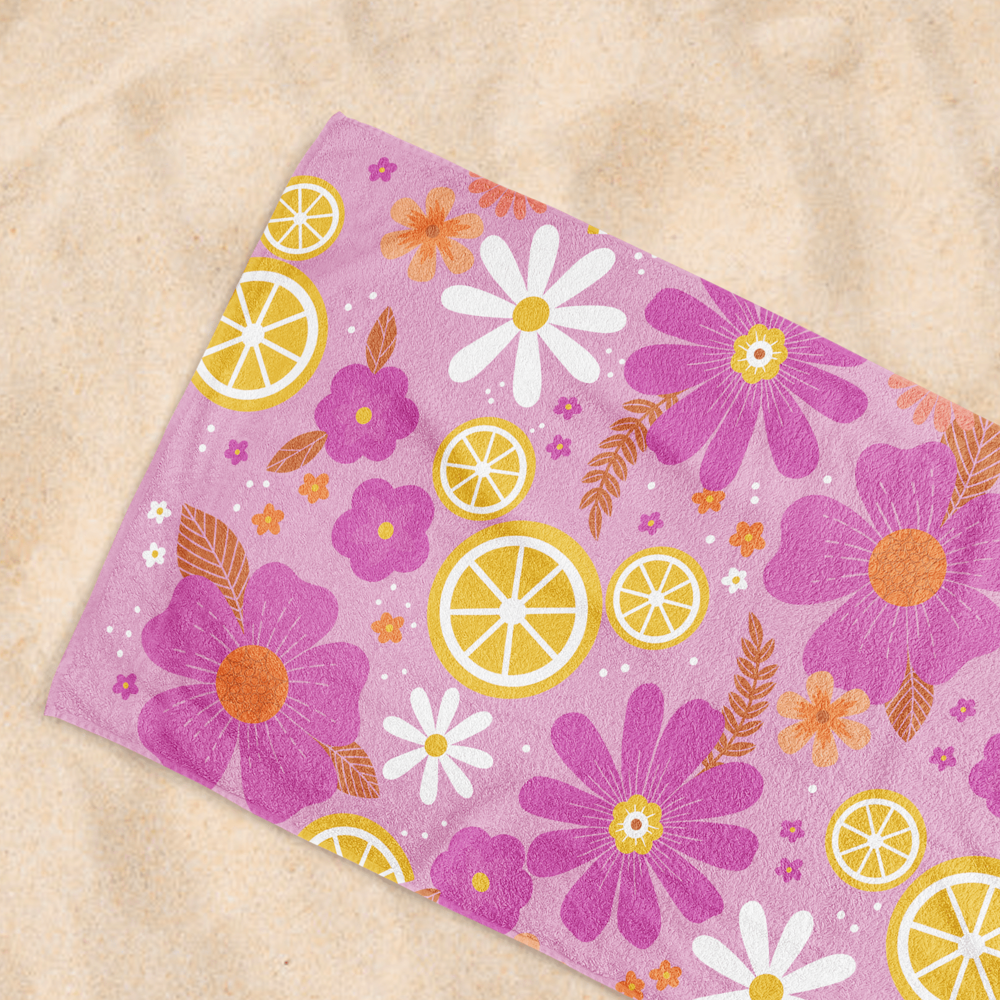 Violet Lemonade Beach Towel - Park Candy