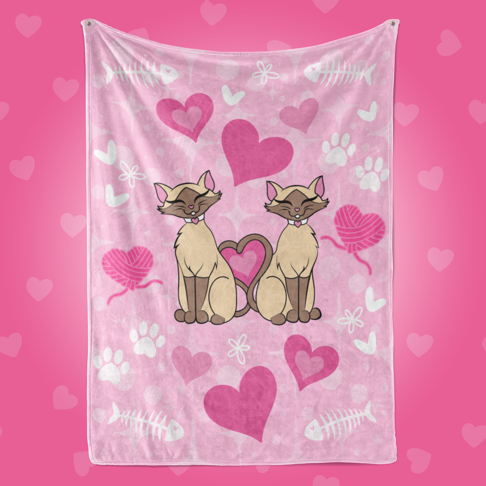 Kitten Love Throw Blanket - Park Candy