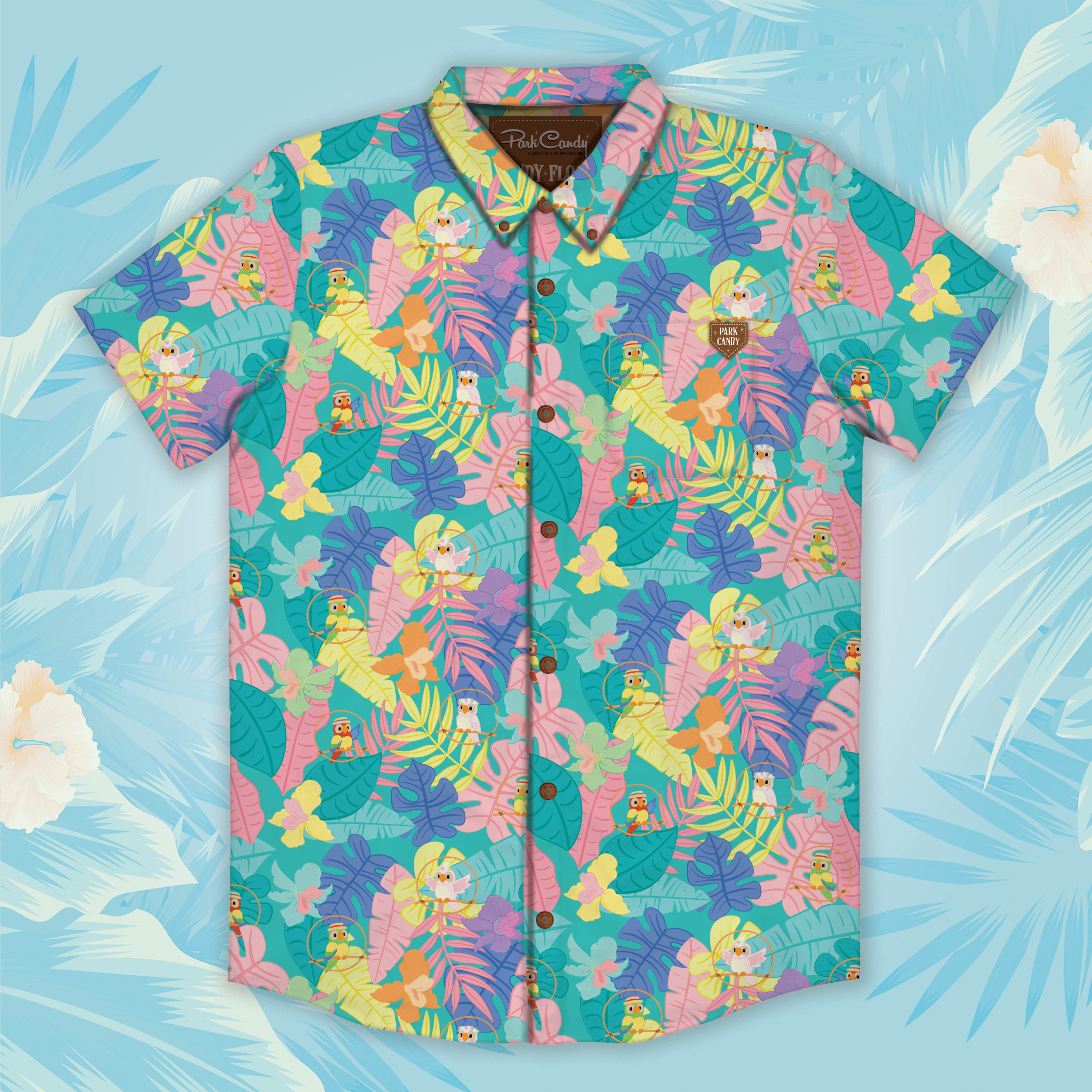 Tropical Hideaway Button Up Shirt - MAY PREORDER - Park Candy