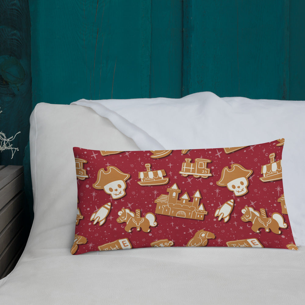 Gingerbread Throw Pillow - Park Candy