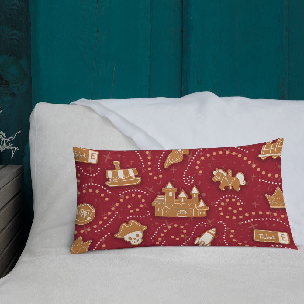 Gingerbread Throw Pillow - Park Candy