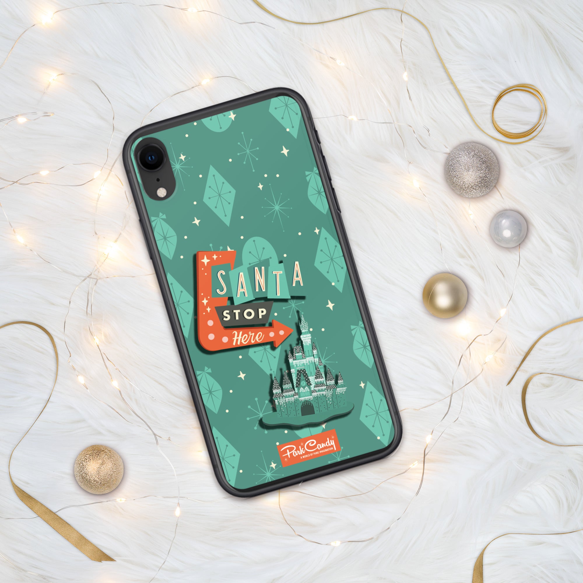 Santa Stop Here iPhone Case - Park Candy